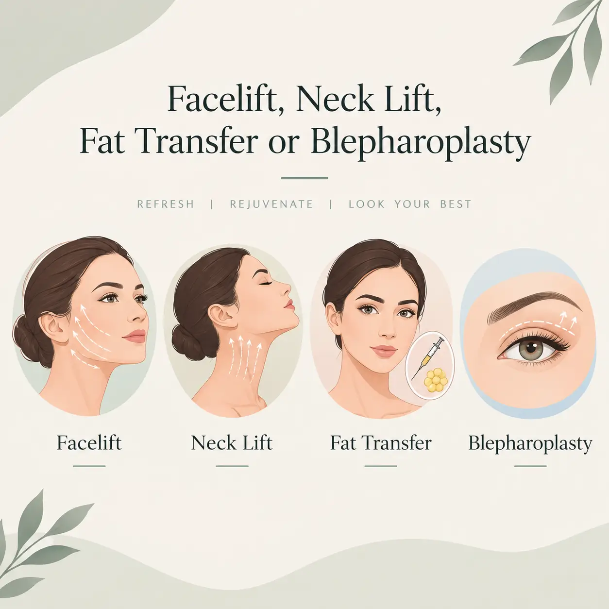 Facelift, Neck Lift, Fat Transfer or Blepharoplasty? How to Build the Right Facial Rejuvenation Plan